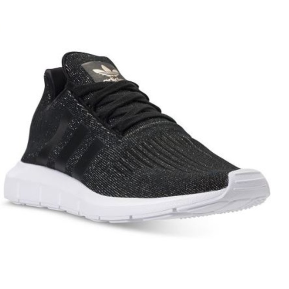 adidas swift run black and gold